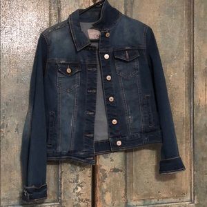 Never worn blue jean jacket